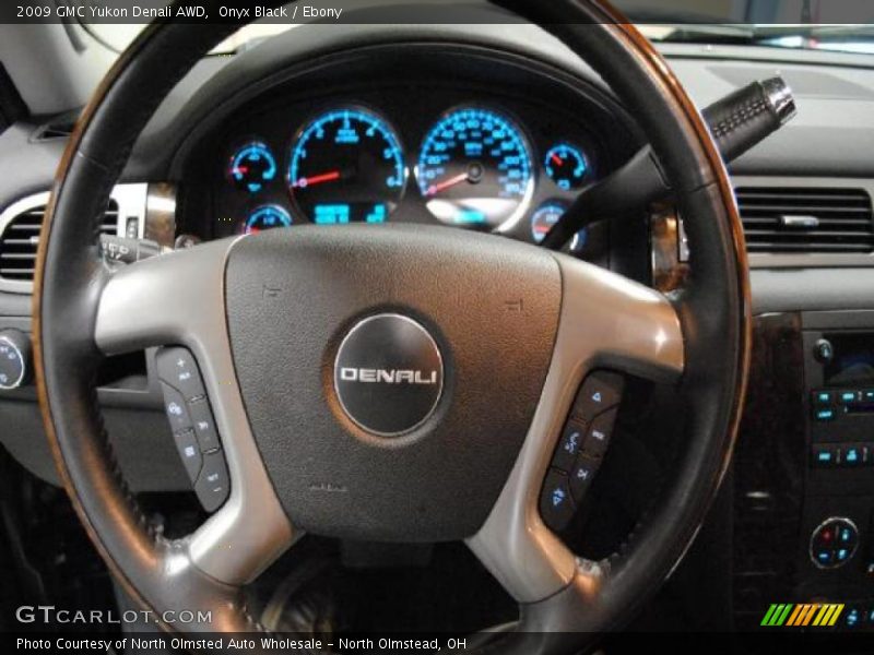 Onyx Black / Ebony 2009 GMC Yukon Denali AWD