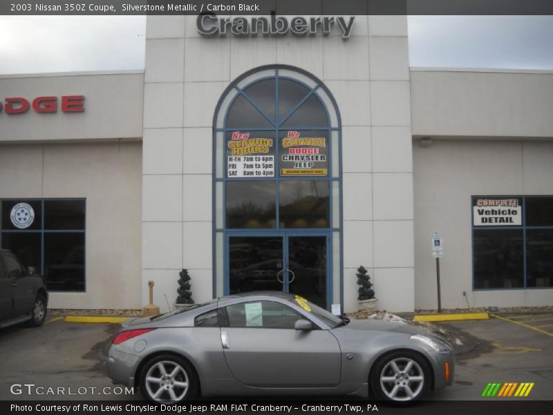 Silverstone Metallic / Carbon Black 2003 Nissan 350Z Coupe