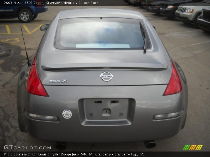 Silverstone Metallic / Carbon Black 2003 Nissan 350Z Coupe