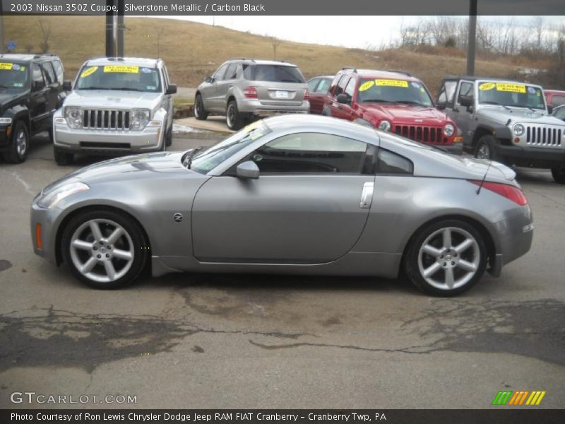 Silverstone Metallic / Carbon Black 2003 Nissan 350Z Coupe