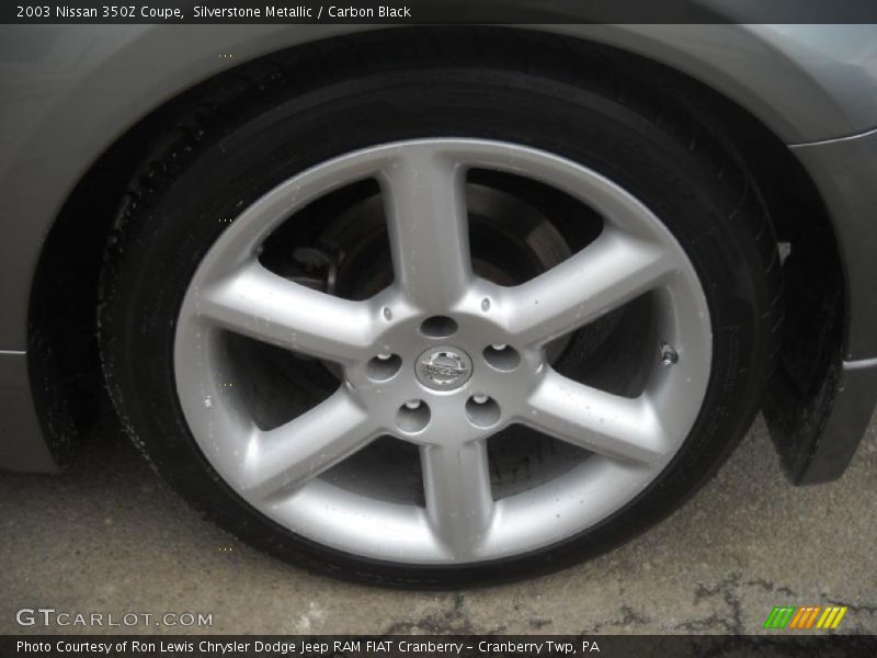 Silverstone Metallic / Carbon Black 2003 Nissan 350Z Coupe