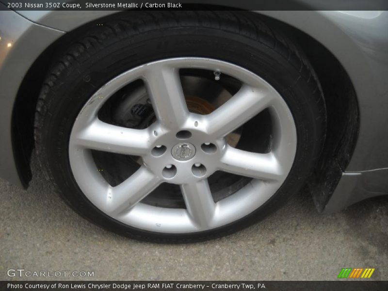 Silverstone Metallic / Carbon Black 2003 Nissan 350Z Coupe