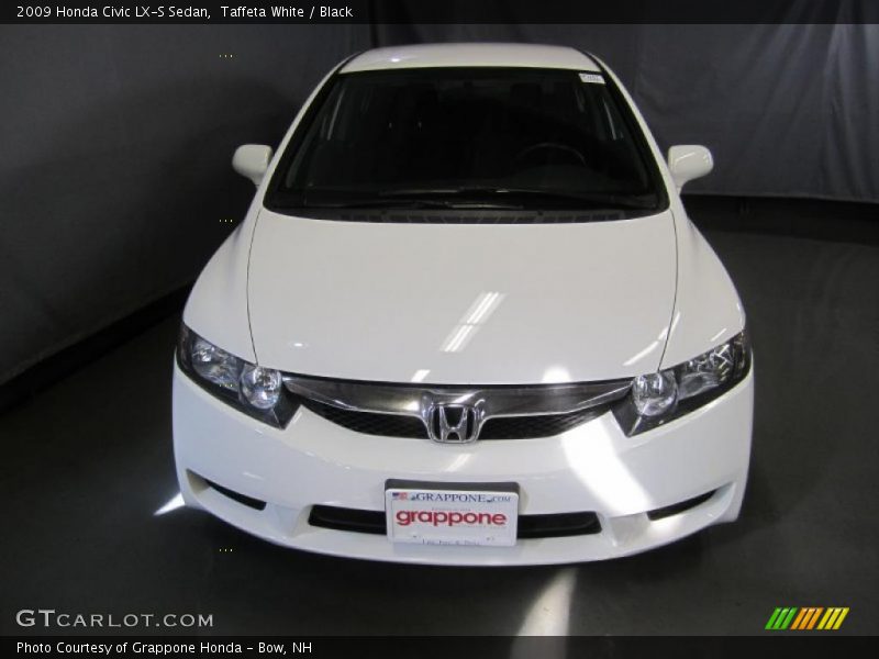Taffeta White / Black 2009 Honda Civic LX-S Sedan