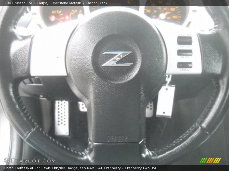 Silverstone Metallic / Carbon Black 2003 Nissan 350Z Coupe