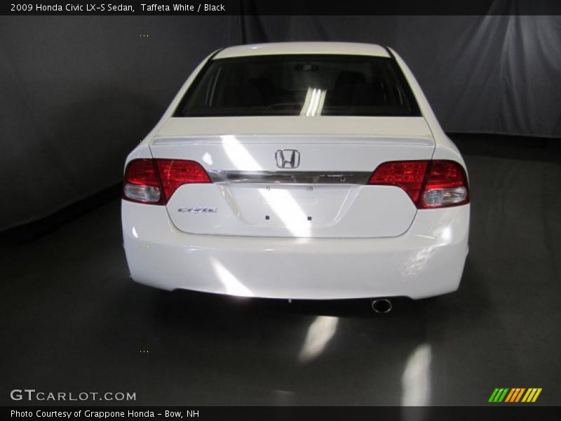 Taffeta White / Black 2009 Honda Civic LX-S Sedan