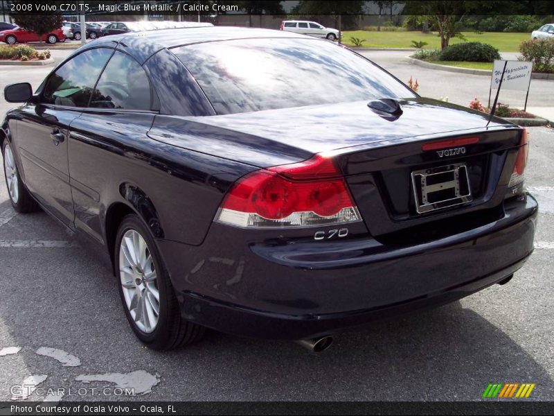 Magic Blue Metallic / Calcite Cream 2008 Volvo C70 T5