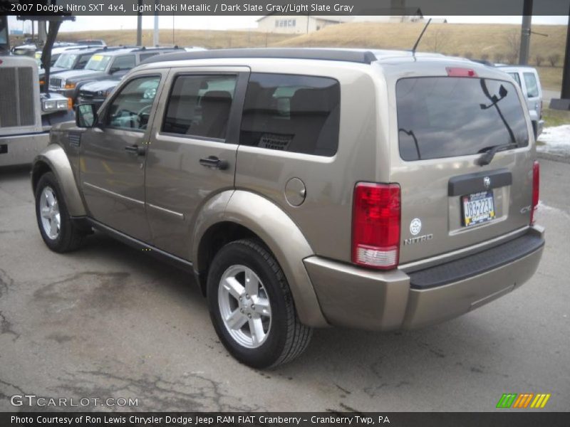 Light Khaki Metallic / Dark Slate Gray/Light Slate Gray 2007 Dodge Nitro SXT 4x4