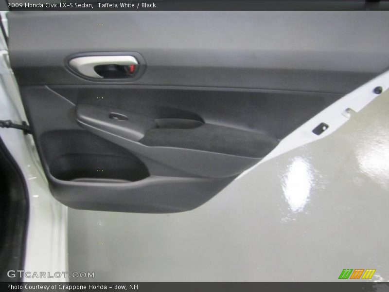 Taffeta White / Black 2009 Honda Civic LX-S Sedan