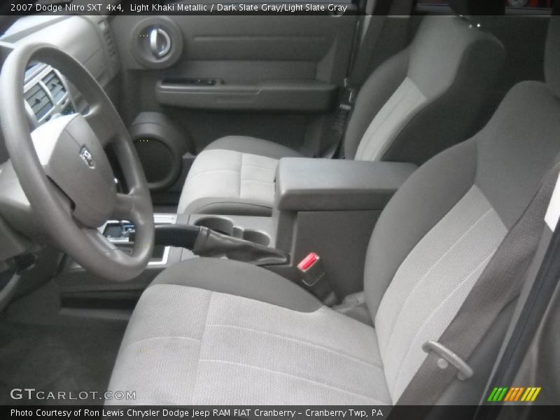 Light Khaki Metallic / Dark Slate Gray/Light Slate Gray 2007 Dodge Nitro SXT 4x4
