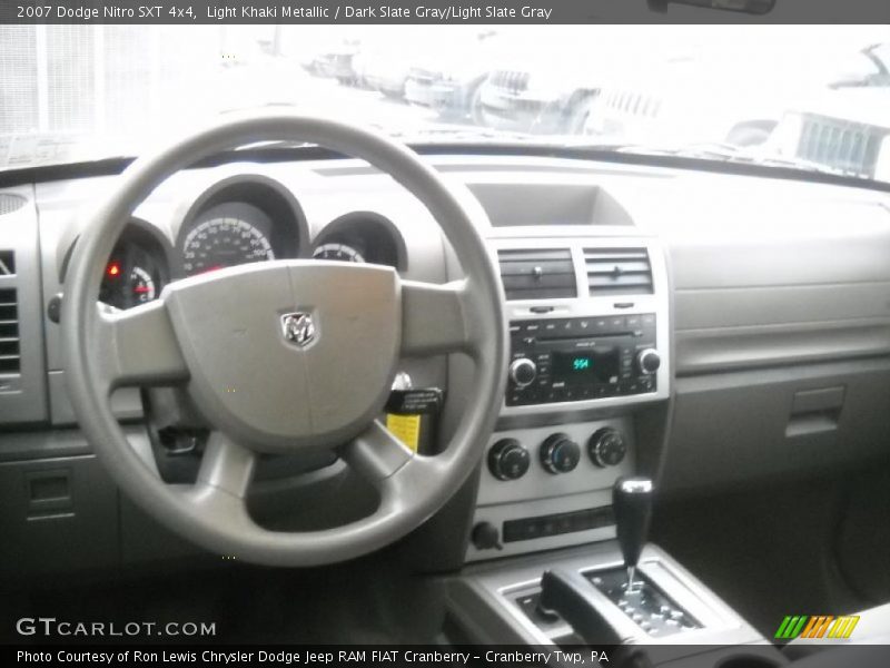 Light Khaki Metallic / Dark Slate Gray/Light Slate Gray 2007 Dodge Nitro SXT 4x4