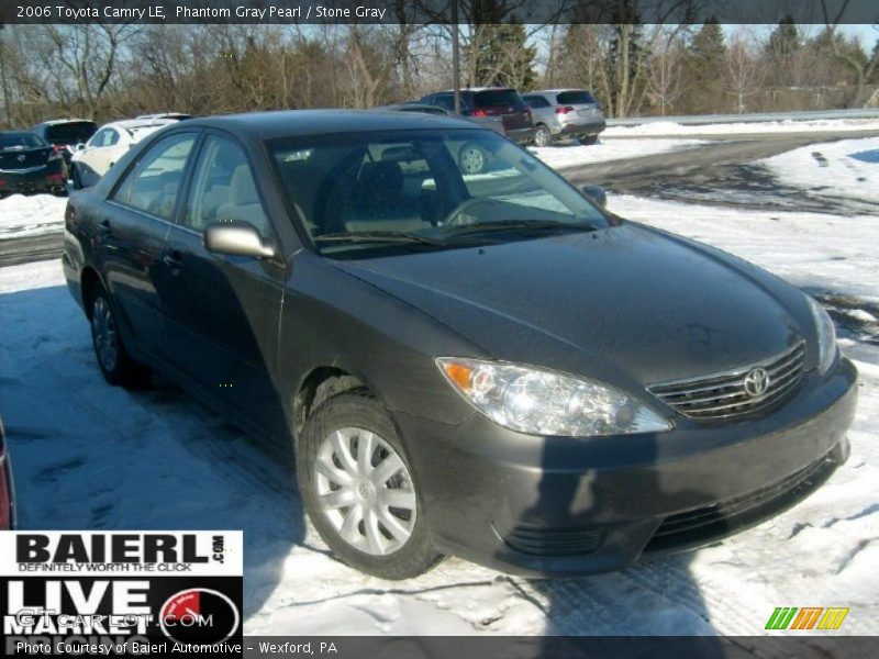 Phantom Gray Pearl / Stone Gray 2006 Toyota Camry LE