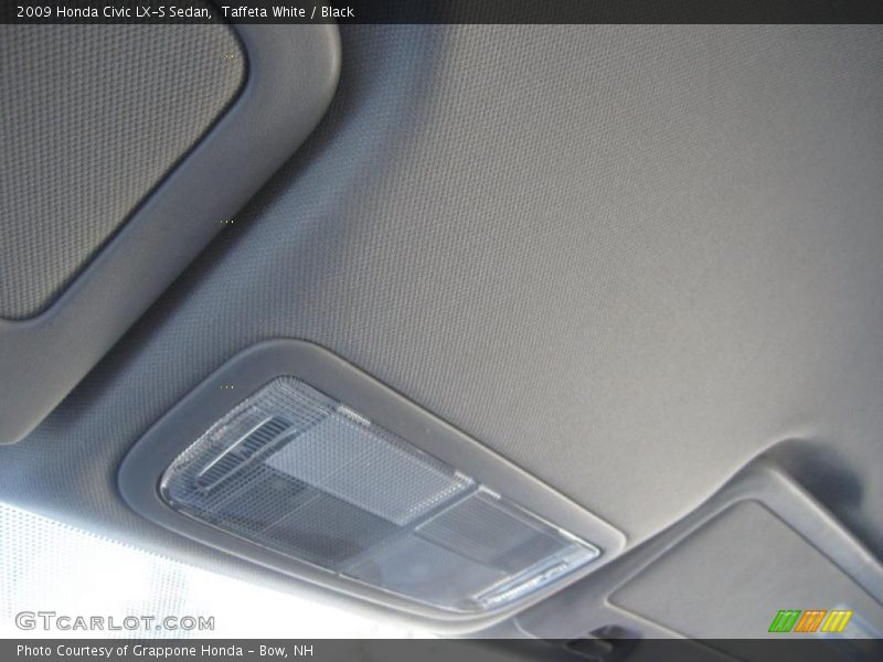 Taffeta White / Black 2009 Honda Civic LX-S Sedan