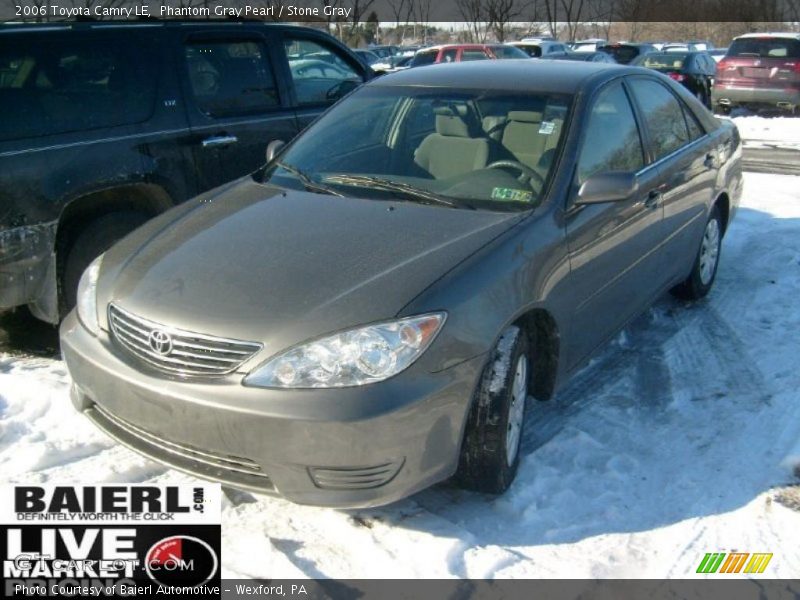 Phantom Gray Pearl / Stone Gray 2006 Toyota Camry LE