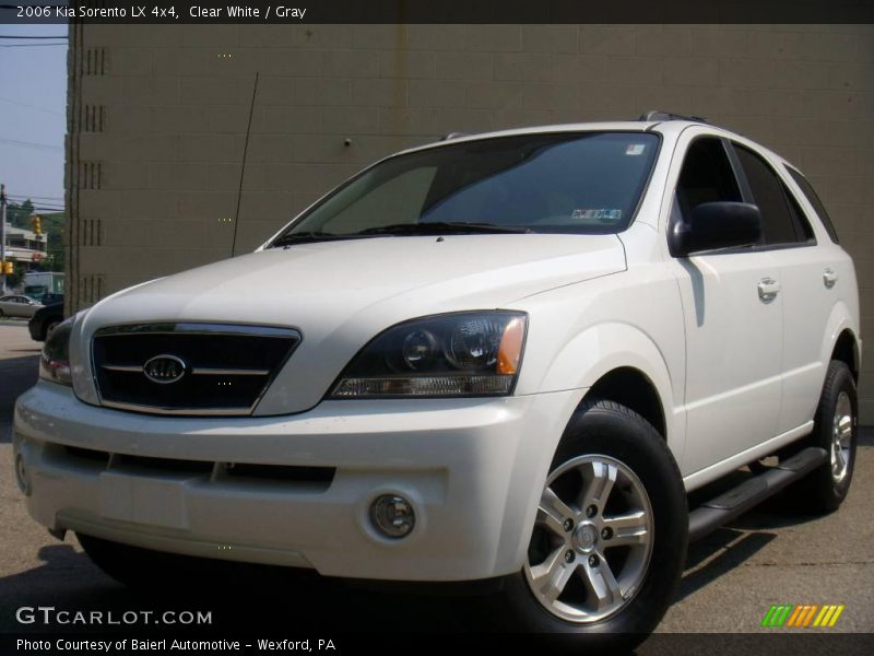 Clear White / Gray 2006 Kia Sorento LX 4x4