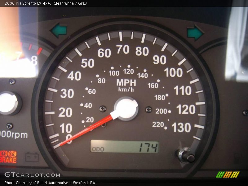 Clear White / Gray 2006 Kia Sorento LX 4x4