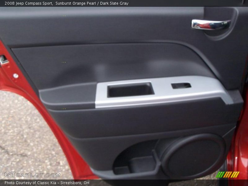 Sunburst Orange Pearl / Dark Slate Gray 2008 Jeep Compass Sport