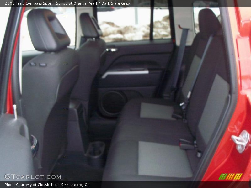 Sunburst Orange Pearl / Dark Slate Gray 2008 Jeep Compass Sport