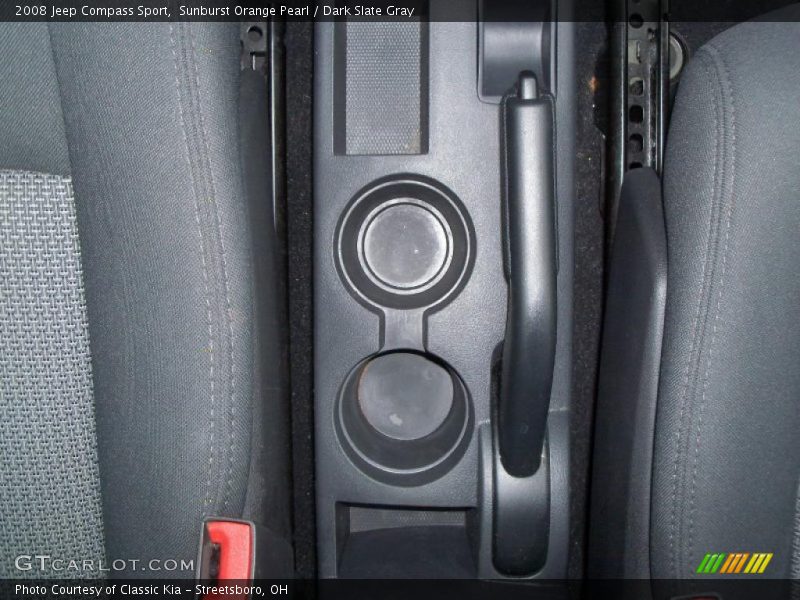 Sunburst Orange Pearl / Dark Slate Gray 2008 Jeep Compass Sport