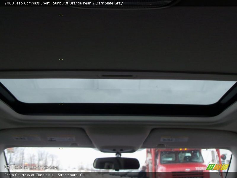 Sunburst Orange Pearl / Dark Slate Gray 2008 Jeep Compass Sport