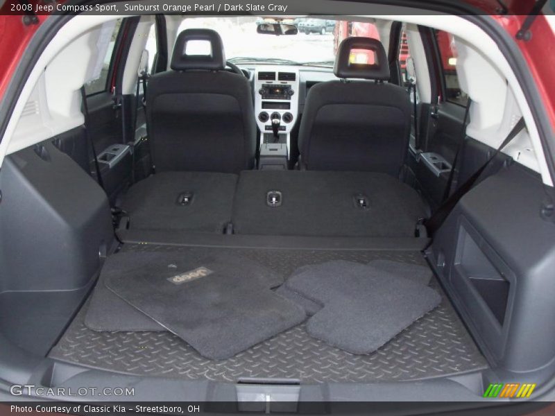 Sunburst Orange Pearl / Dark Slate Gray 2008 Jeep Compass Sport