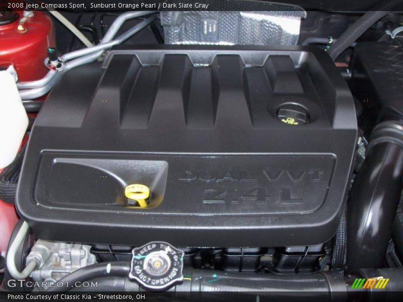 Sunburst Orange Pearl / Dark Slate Gray 2008 Jeep Compass Sport
