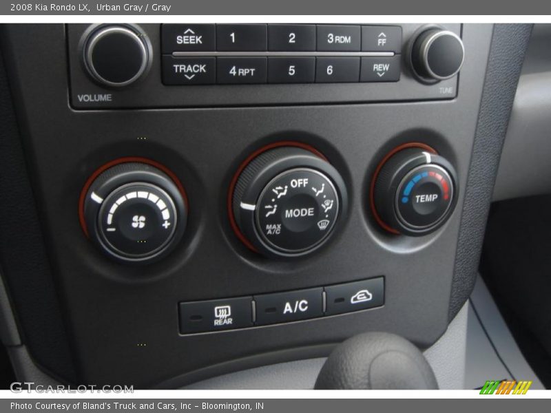 Controls of 2008 Rondo LX