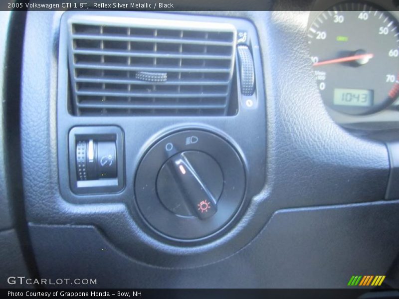 Reflex Silver Metallic / Black 2005 Volkswagen GTI 1.8T