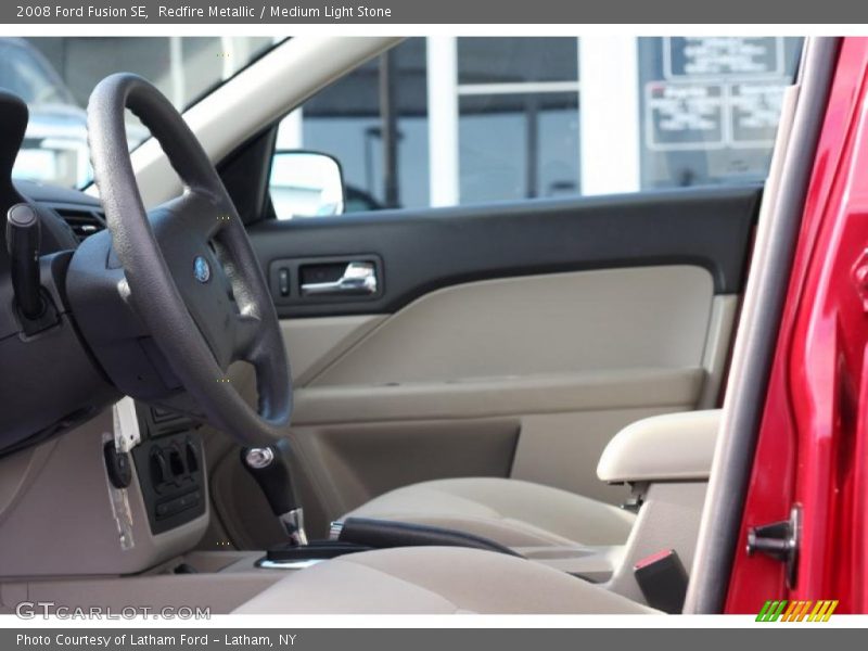 Redfire Metallic / Medium Light Stone 2008 Ford Fusion SE