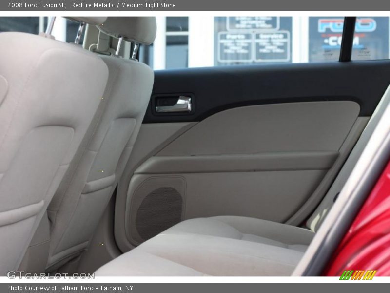 Redfire Metallic / Medium Light Stone 2008 Ford Fusion SE