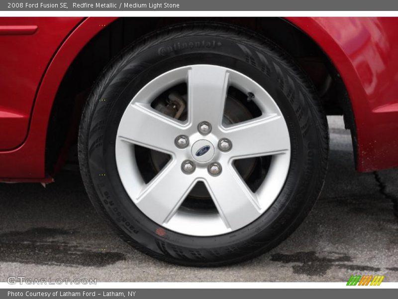Redfire Metallic / Medium Light Stone 2008 Ford Fusion SE
