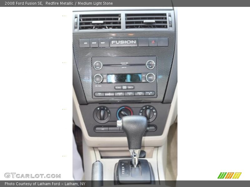 Redfire Metallic / Medium Light Stone 2008 Ford Fusion SE