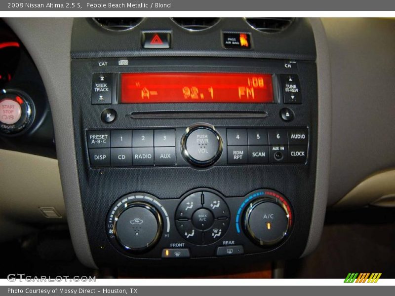 Pebble Beach Metallic / Blond 2008 Nissan Altima 2.5 S