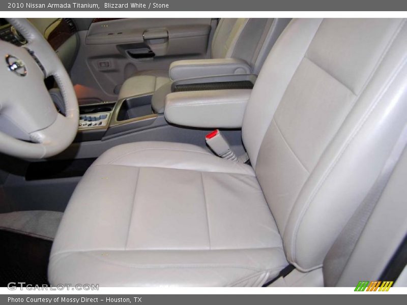 Blizzard White / Stone 2010 Nissan Armada Titanium