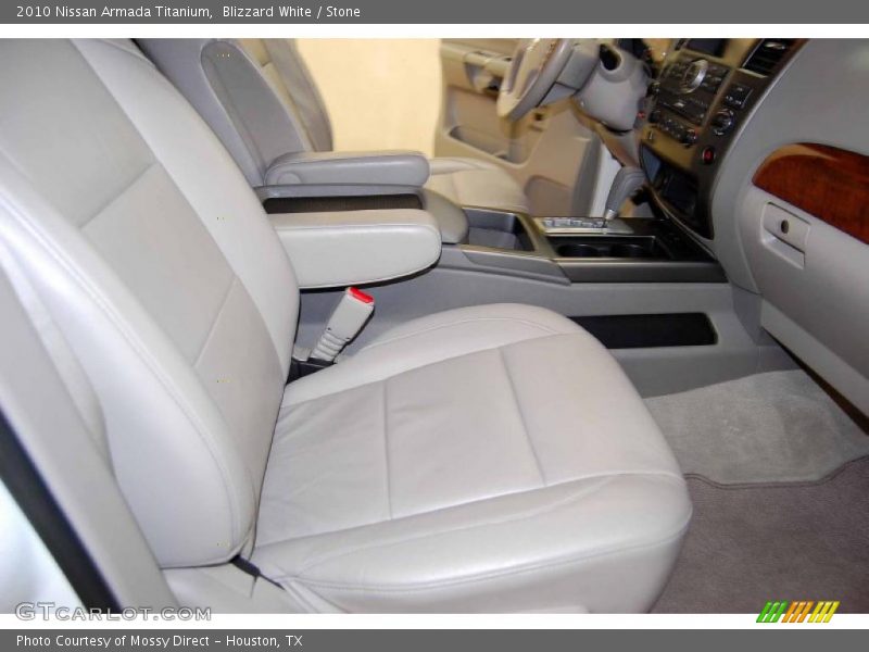 Blizzard White / Stone 2010 Nissan Armada Titanium