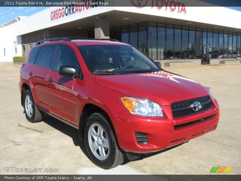 Barcelona Red Metallic / Sand Beige 2011 Toyota RAV4 I4