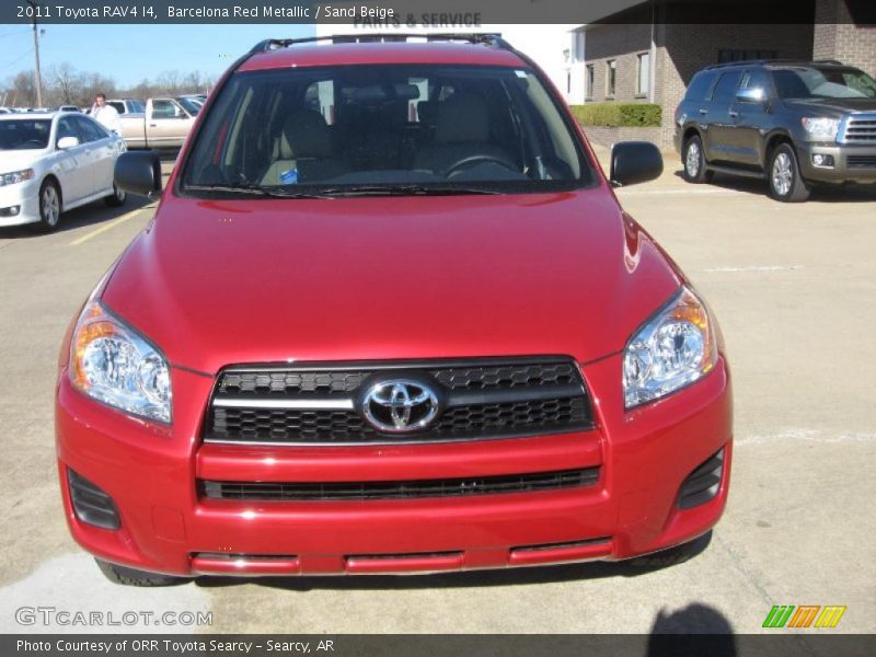 Barcelona Red Metallic / Sand Beige 2011 Toyota RAV4 I4
