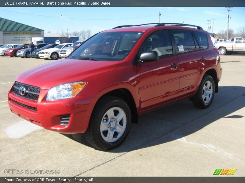 Barcelona Red Metallic / Sand Beige 2011 Toyota RAV4 I4