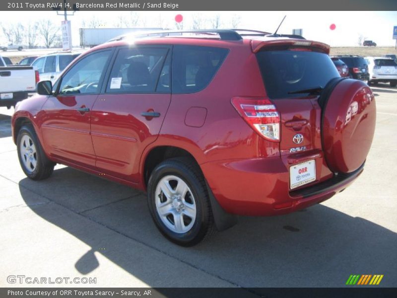 Barcelona Red Metallic / Sand Beige 2011 Toyota RAV4 I4