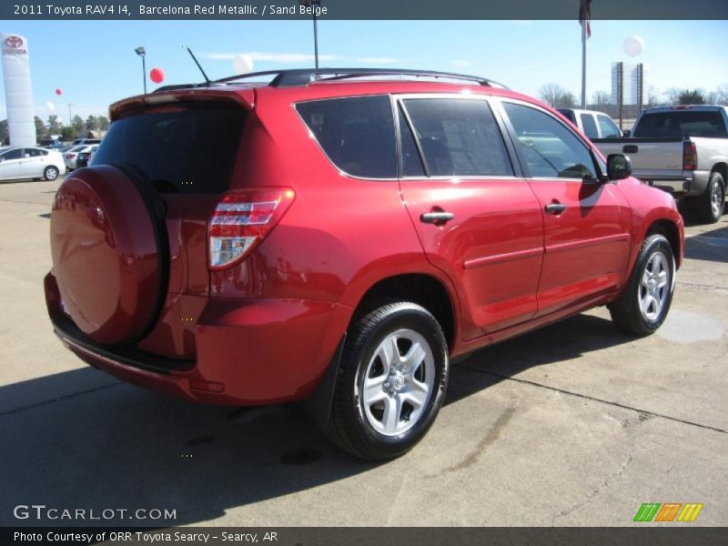 Barcelona Red Metallic / Sand Beige 2011 Toyota RAV4 I4