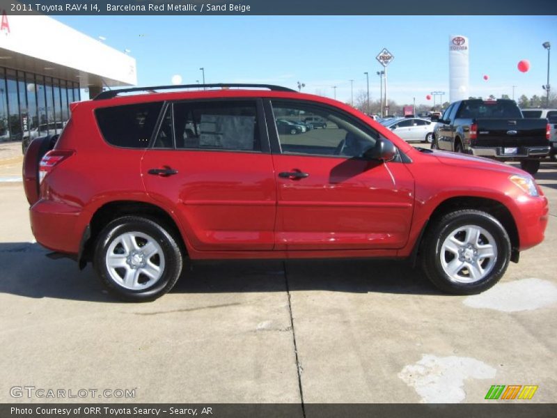 Barcelona Red Metallic / Sand Beige 2011 Toyota RAV4 I4