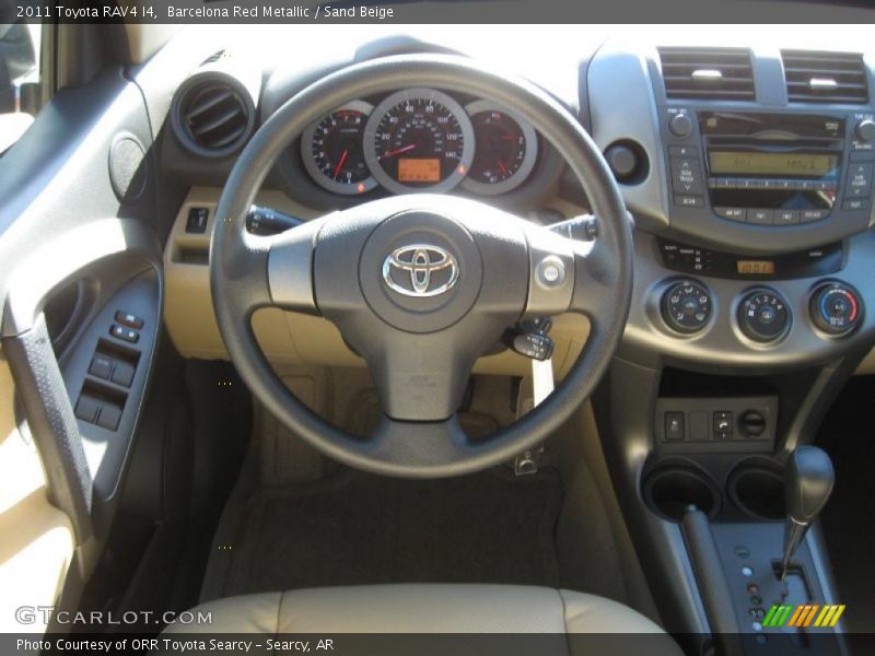 Barcelona Red Metallic / Sand Beige 2011 Toyota RAV4 I4