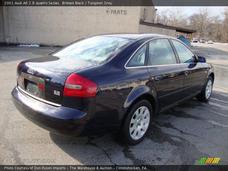 Brilliant Black / Tungsten Grey 2001 Audi A6 2.8 quattro Sedan