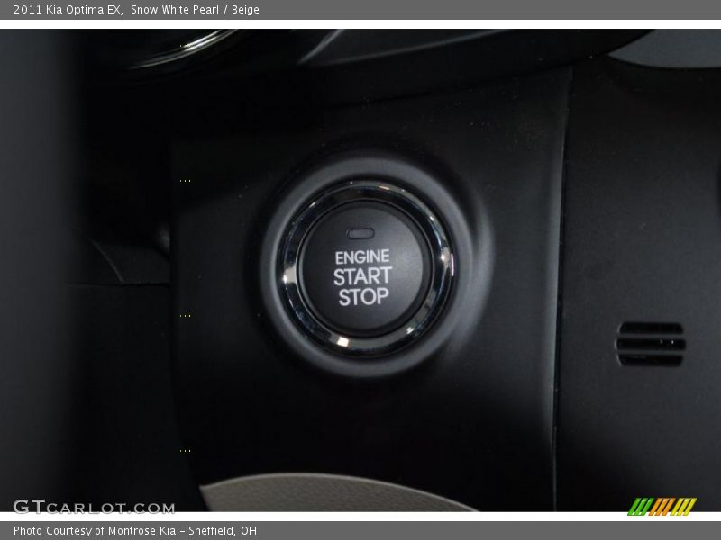 Snow White Pearl / Beige 2011 Kia Optima EX