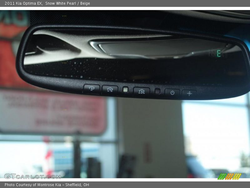 Snow White Pearl / Beige 2011 Kia Optima EX