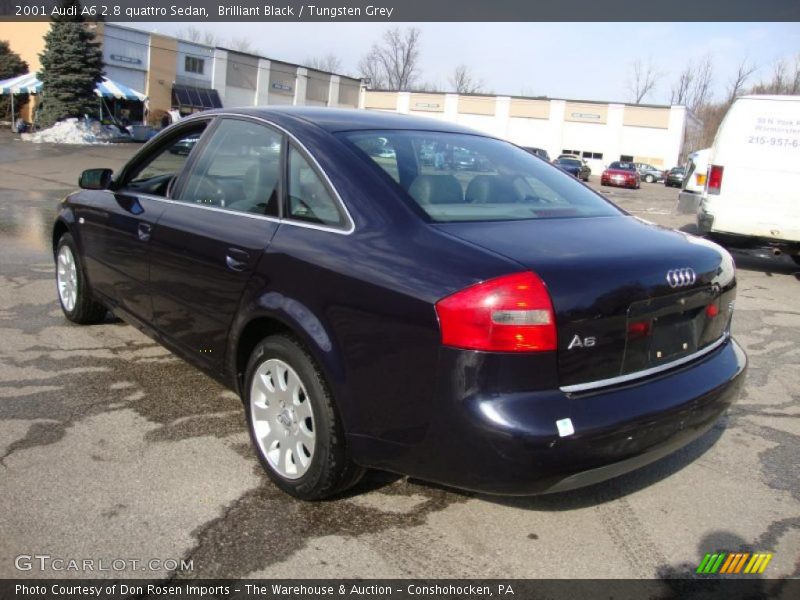 Brilliant Black / Tungsten Grey 2001 Audi A6 2.8 quattro Sedan