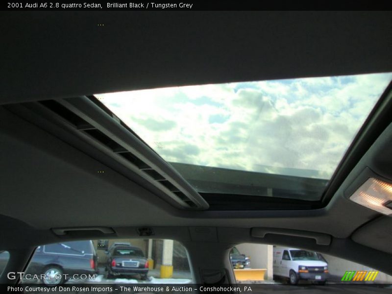 Brilliant Black / Tungsten Grey 2001 Audi A6 2.8 quattro Sedan