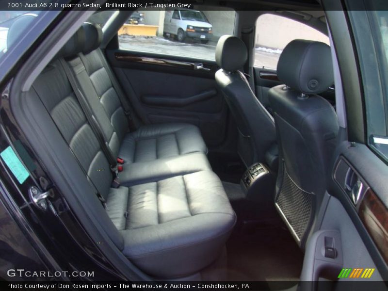 Brilliant Black / Tungsten Grey 2001 Audi A6 2.8 quattro Sedan
