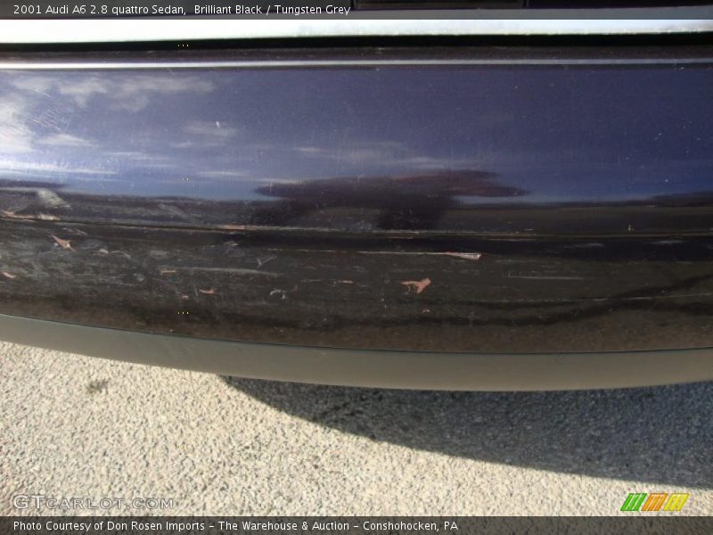 Brilliant Black / Tungsten Grey 2001 Audi A6 2.8 quattro Sedan
