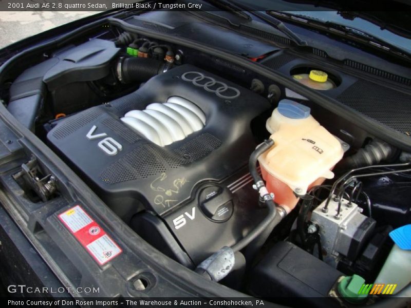  2001 A6 2.8 quattro Sedan Engine - 2.8 Liter DOHC 30-Valve V6