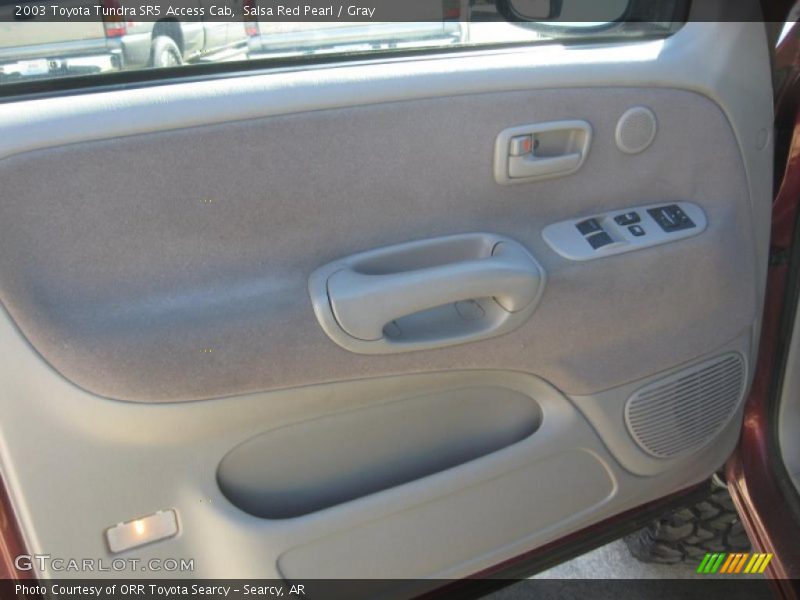 Salsa Red Pearl / Gray 2003 Toyota Tundra SR5 Access Cab